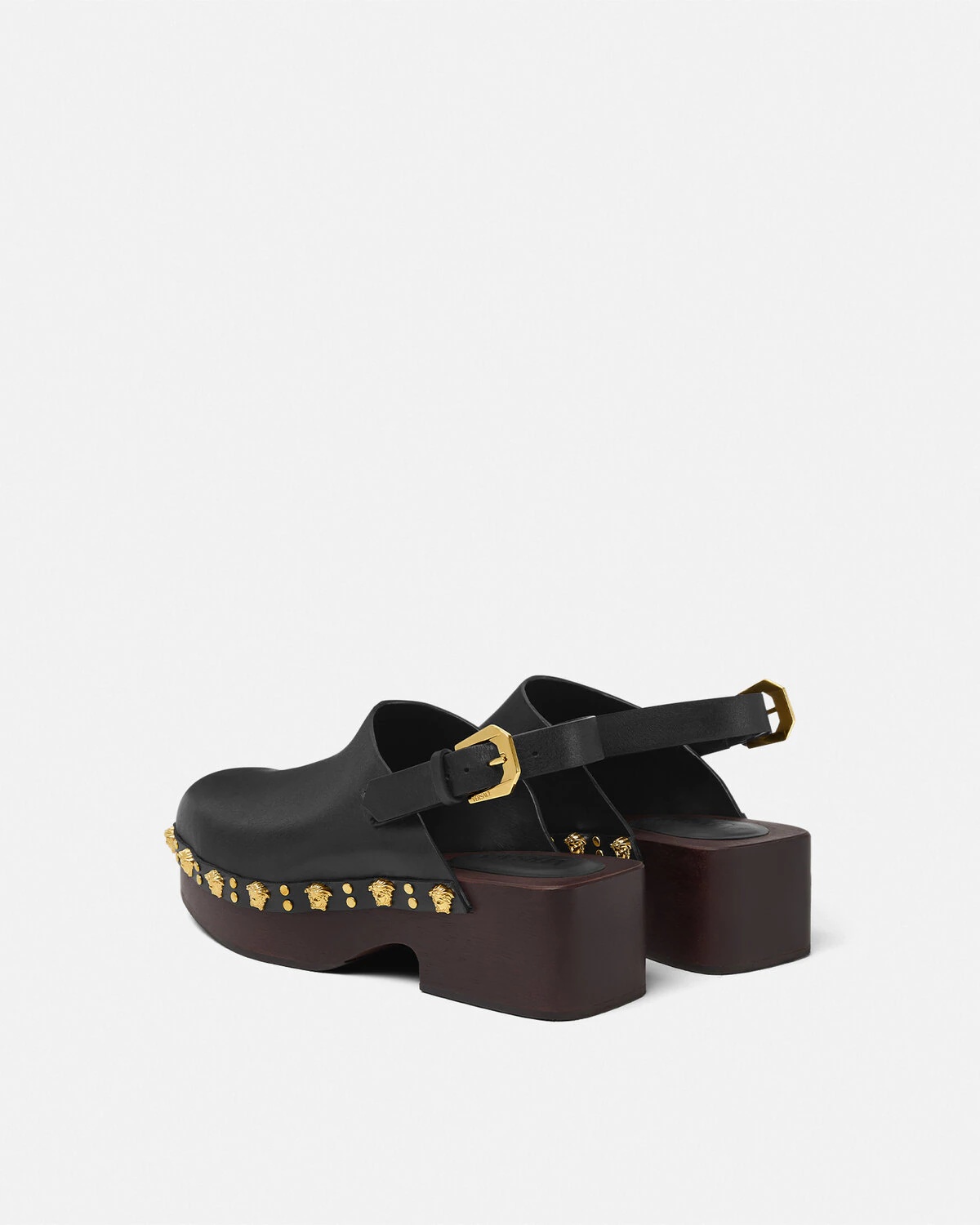 Studded Stack Clogs - 4