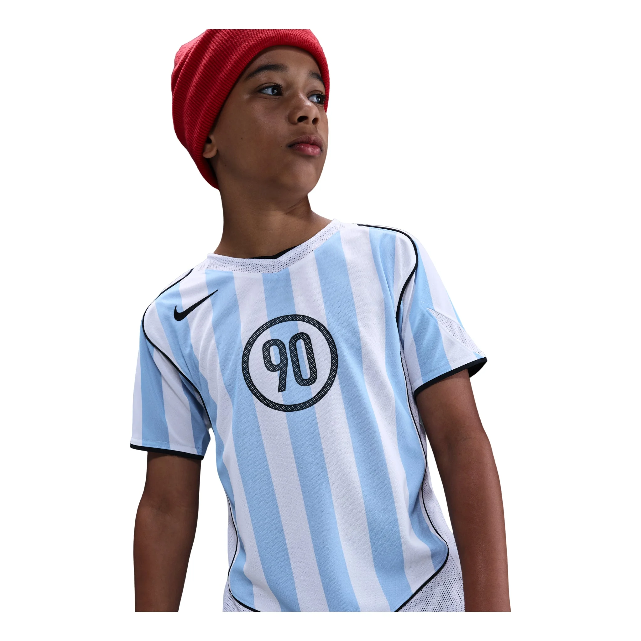 (GS) Nike Total 90 Dri-Fit Soccer Jersey 'Psychic Blue' II9784-422 - 1