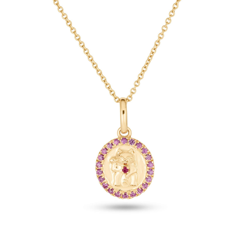 Cat Of Fortune Gold Charm 4