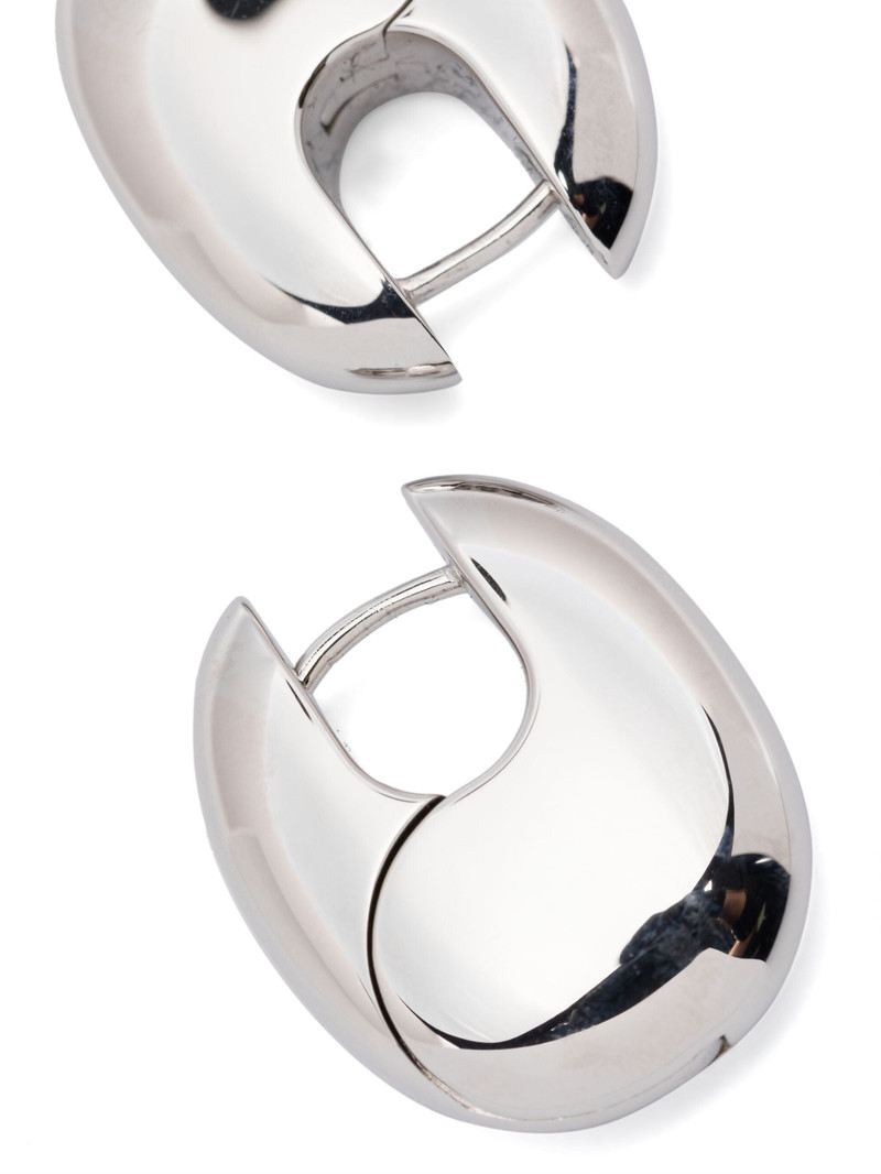 TOM WOOD Medium Pebble Earrings outlook
