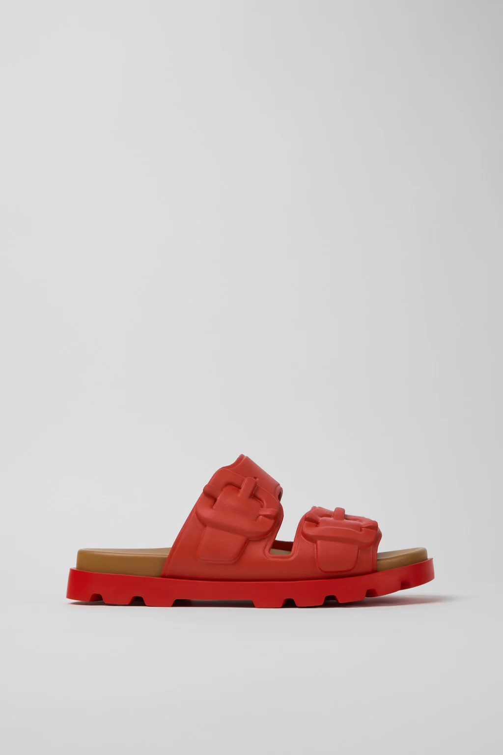 Brutus Sandal Red Synthetic Sandals for Men. - 1