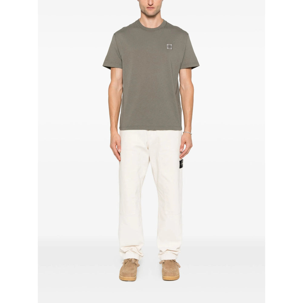 Stone Island Green T-Shirts & Vests - T-Shirts Men - 4
