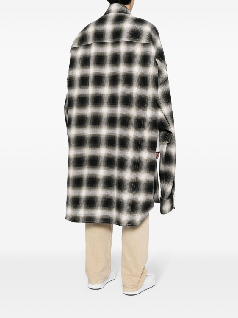 Super Big logo-patch shirt 4