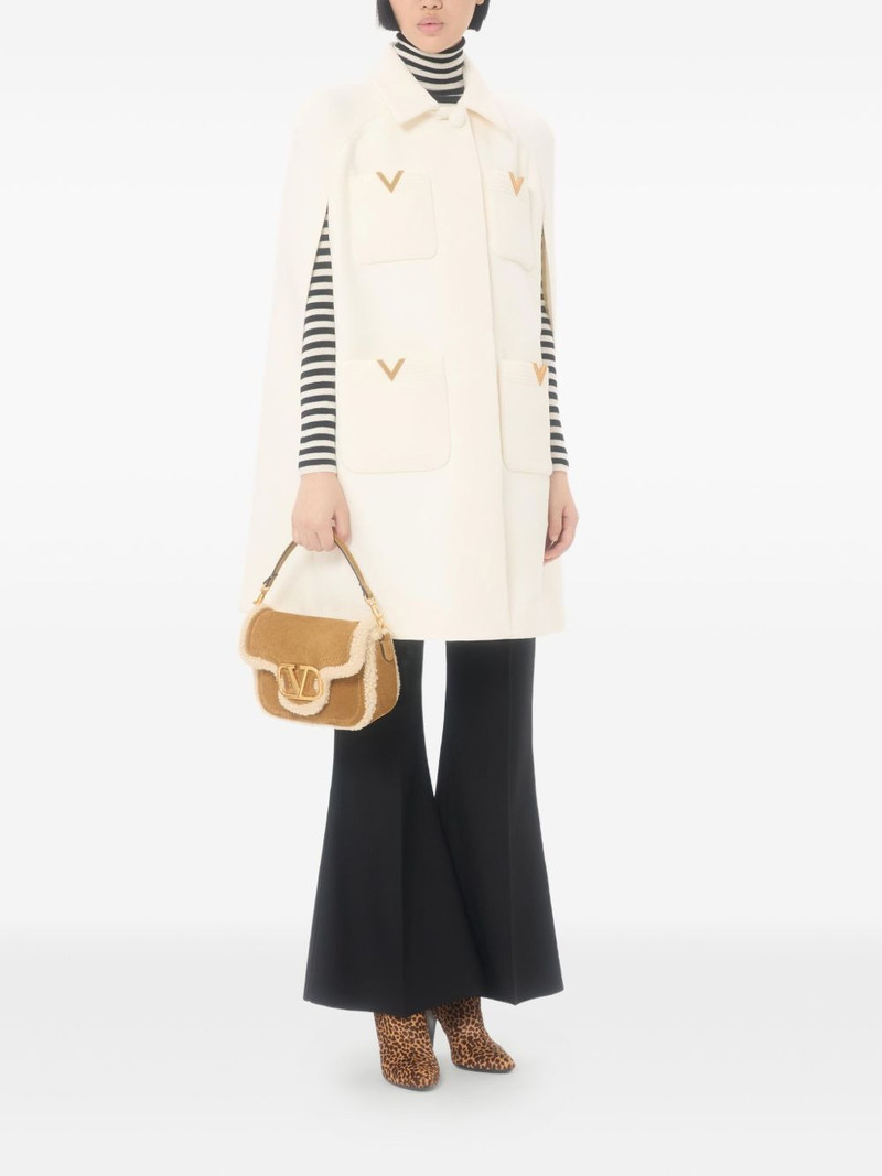 Valentino Alltime Vlogo suede tote bag outlook