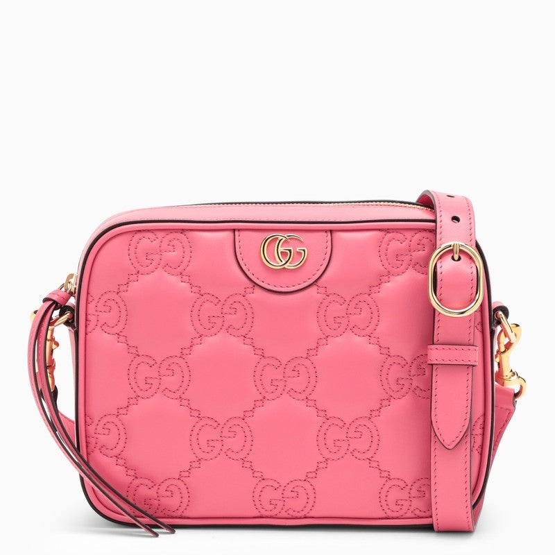 Gucci Small Gg Matelassé Bag Pink - 1