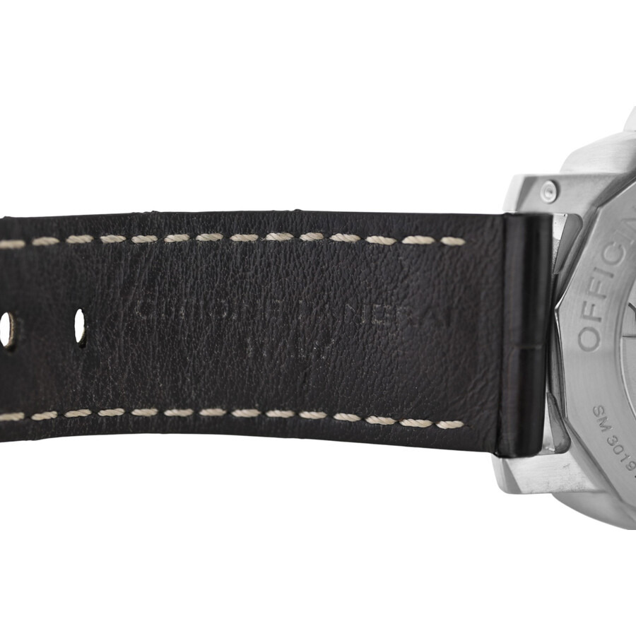 Pre-owned Panerai Luminor Marina 1950 GMT Automatic Black Dial Men's Watch PAM00347 - 6