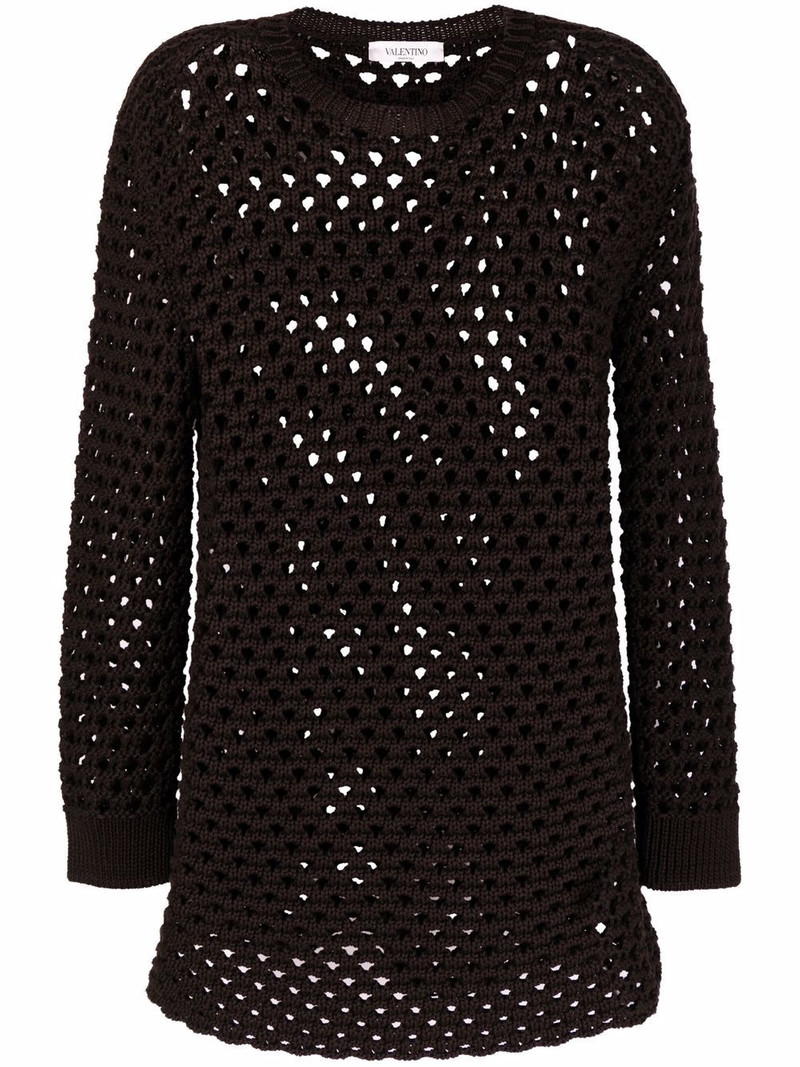 open-knit jumper 1