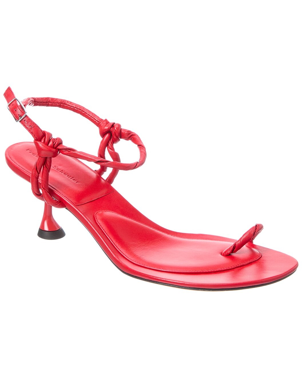 Proenza Schouler Tee Toe Leather Sandal - 1