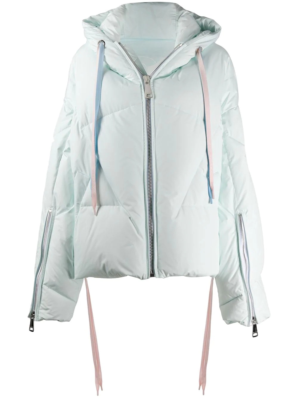 oversized hooded puffer jacket - 1