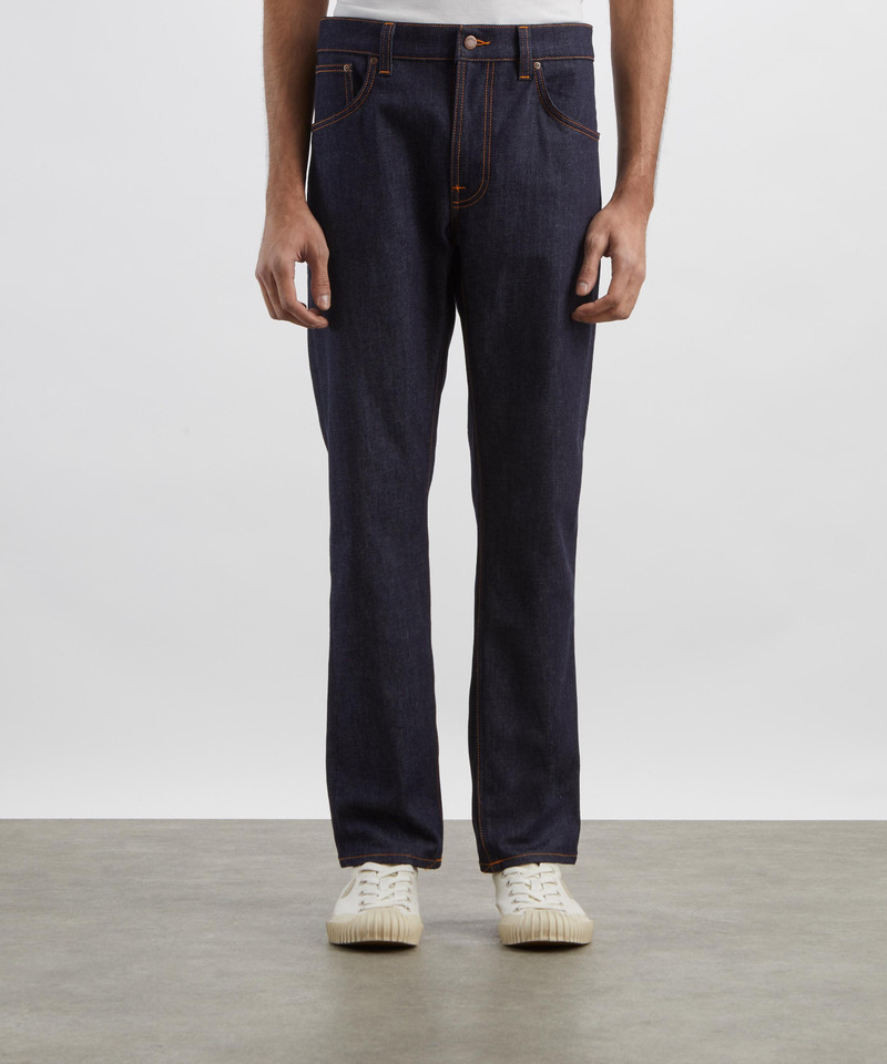 Nudie Jeans Lean Dean Jeans in Dry 16 Drips outlook