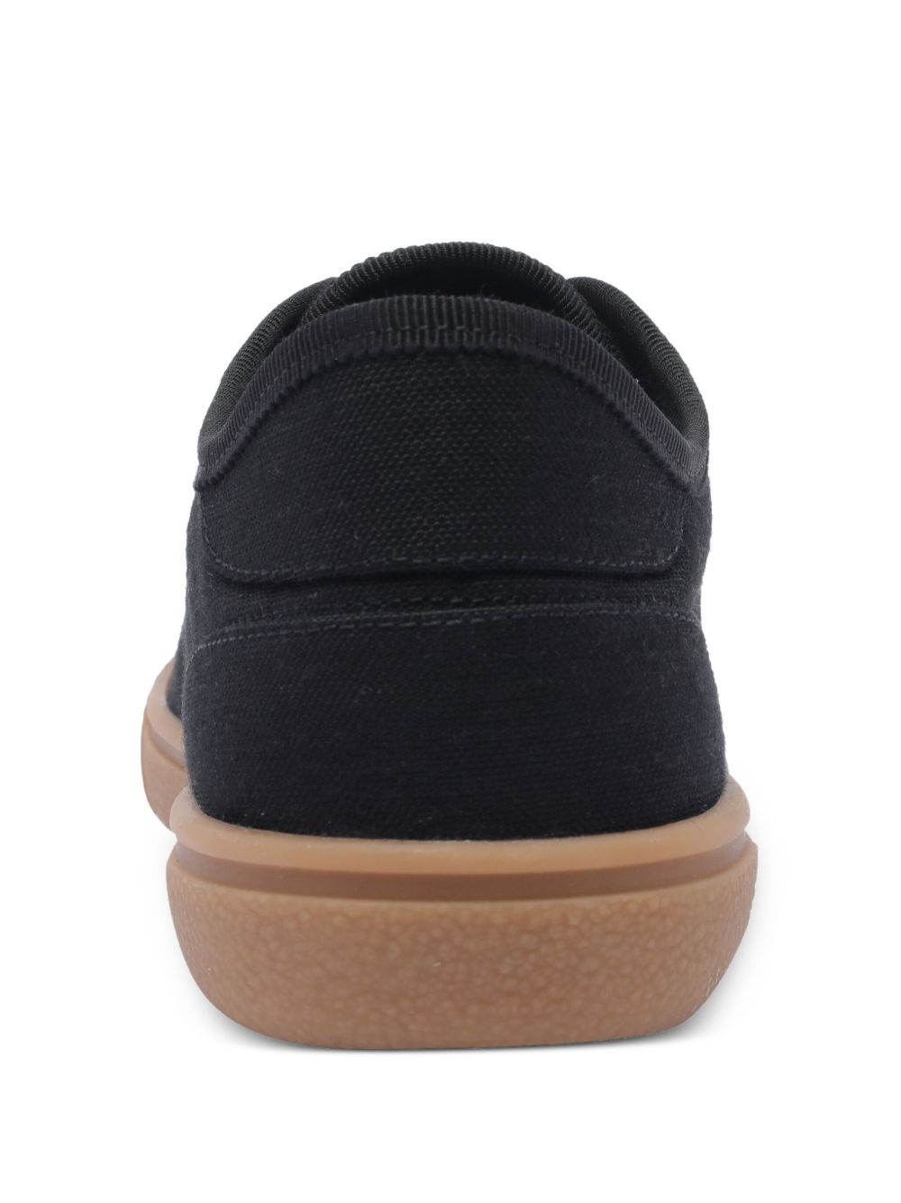 round-toe lace-up sneakers - 4