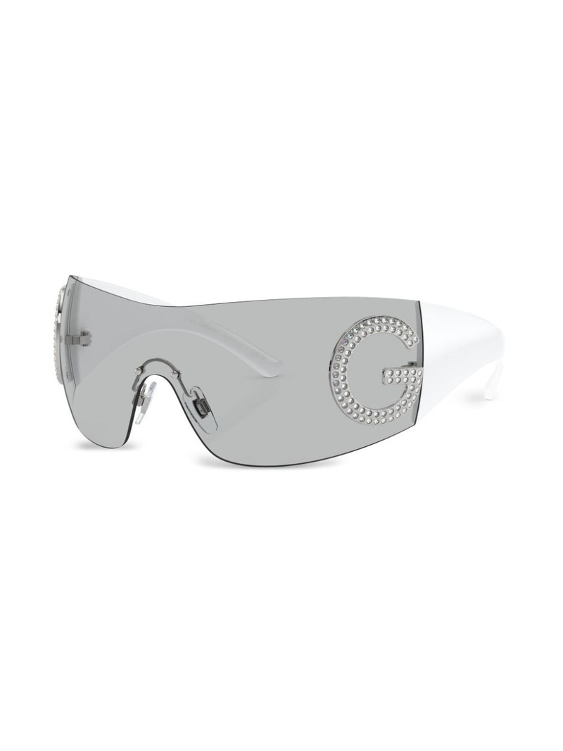Dolce & Gabbana Re-Edition shield-frame sunglasses outlook