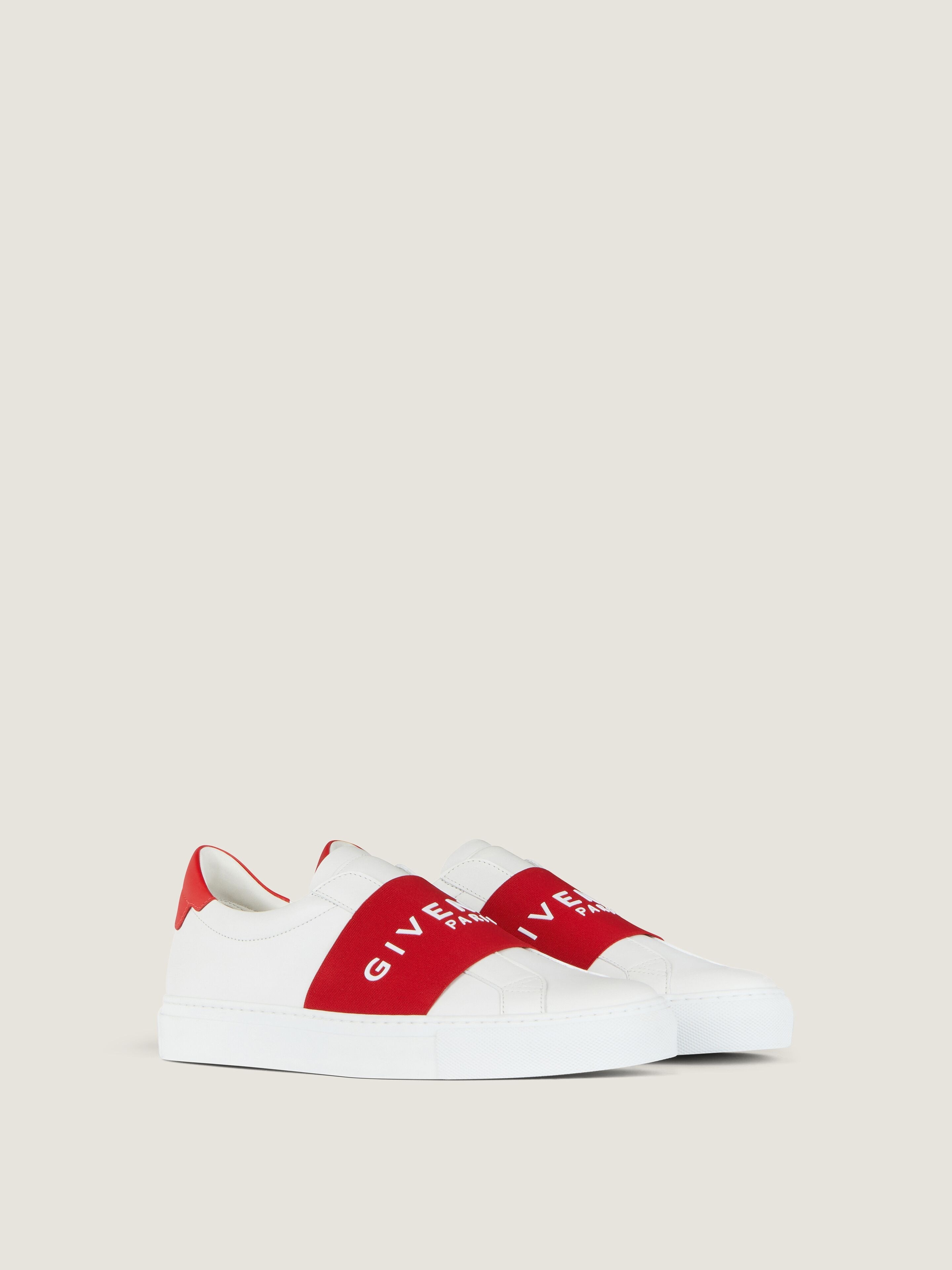 URBAN STREET SNEAKERS IN LEATHER WITH ELASTIC BAND - 1
