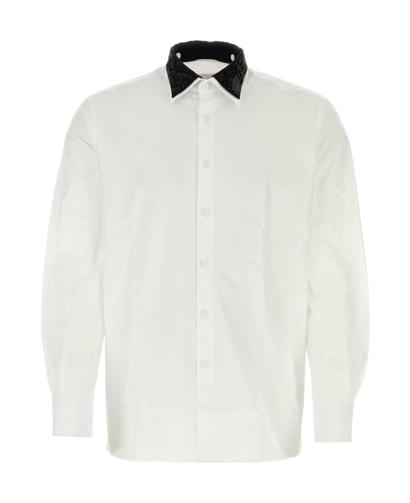 White Poplin Shirt - 1