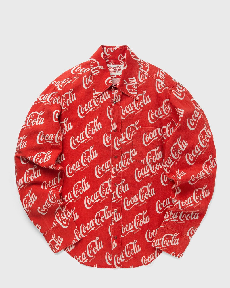 PRINTED BUTTON UP SHIRT WOVEN - 1