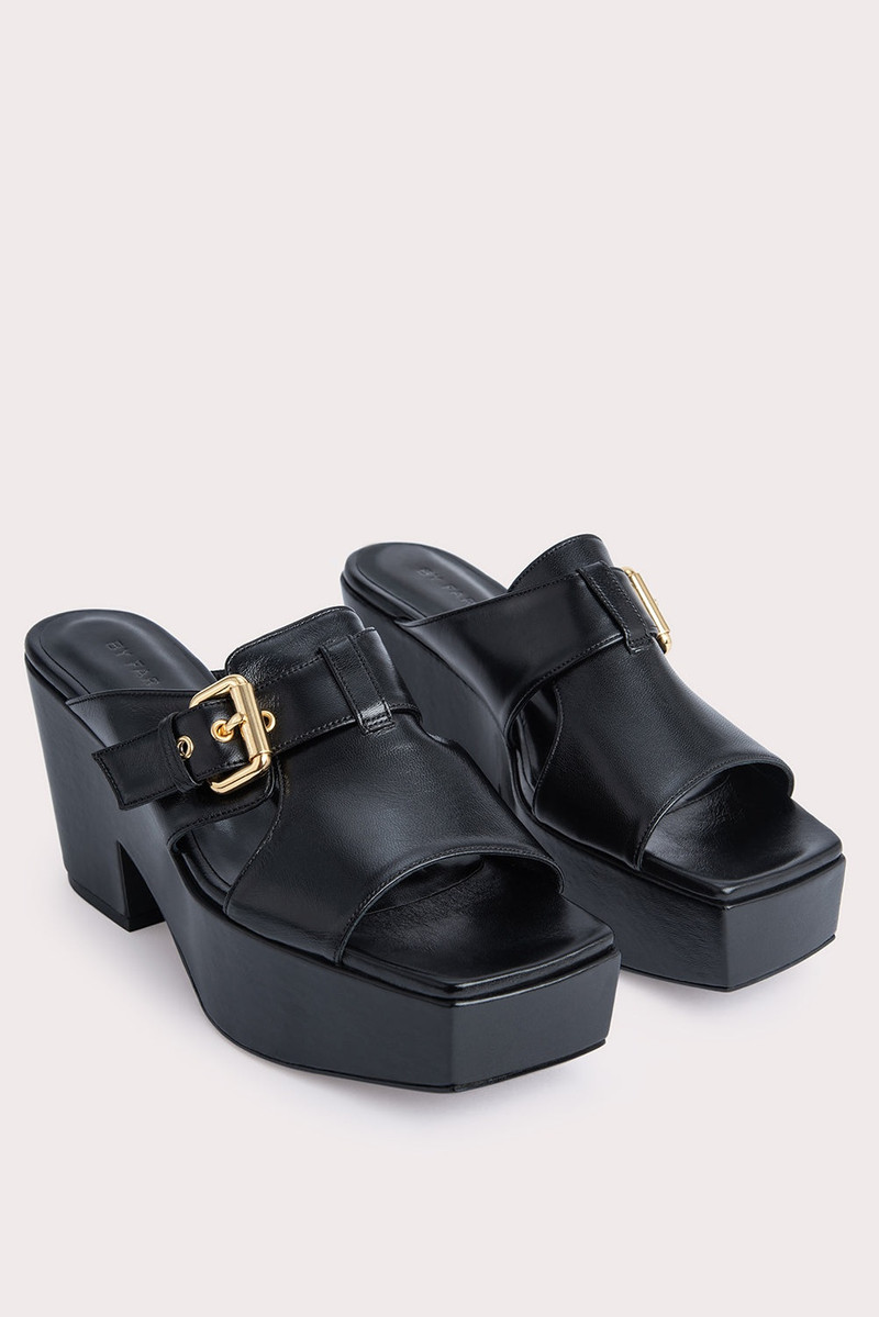 BY FAR Lenka Black Gloss Leather outlook