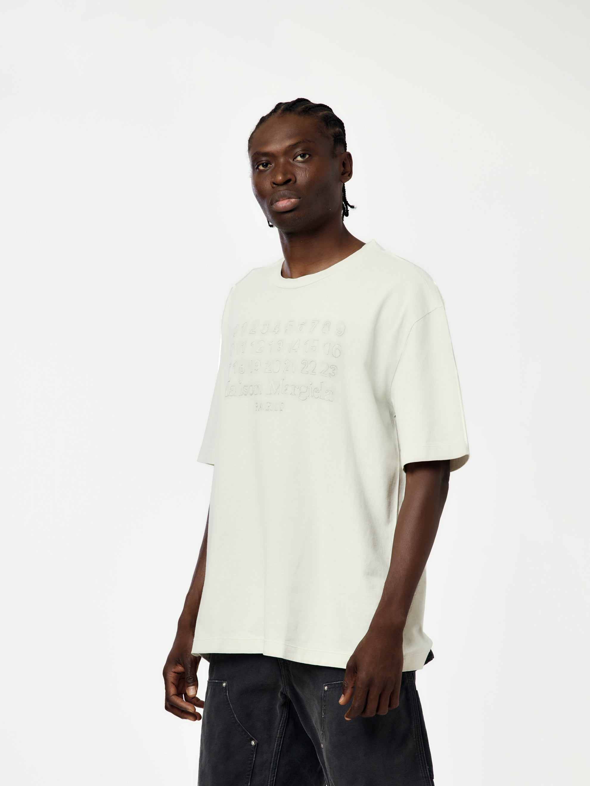 COTTON JERSEY T-SHIRT (ECRU) - 2