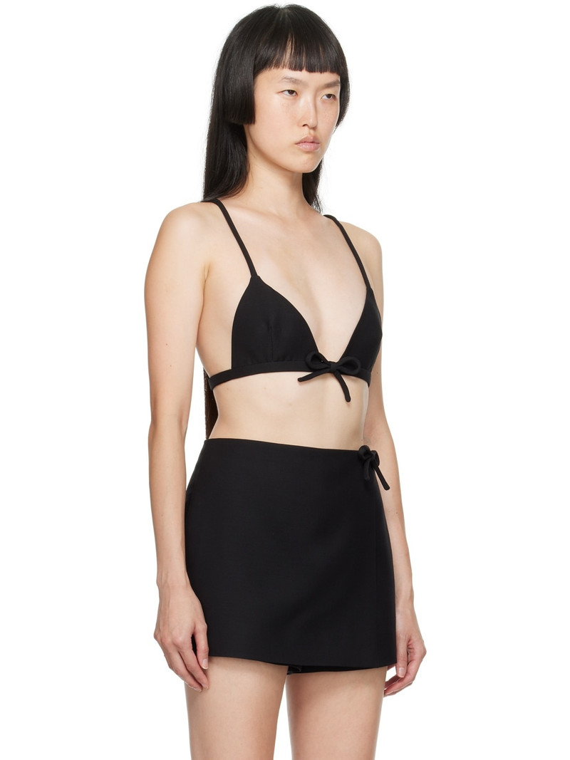 Black Bow Bra 2