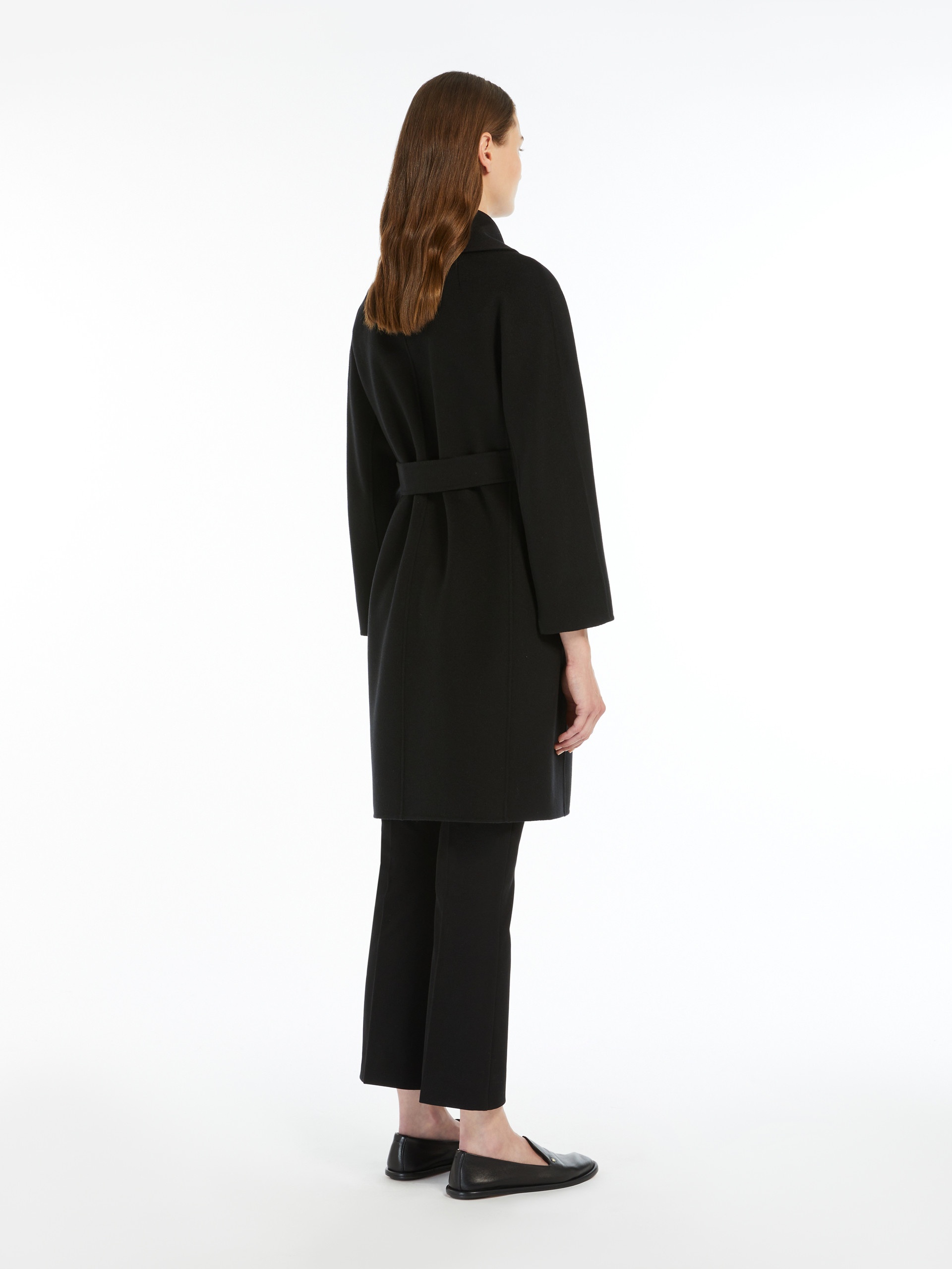 MESSI Double-faced wool robe coat - 4
