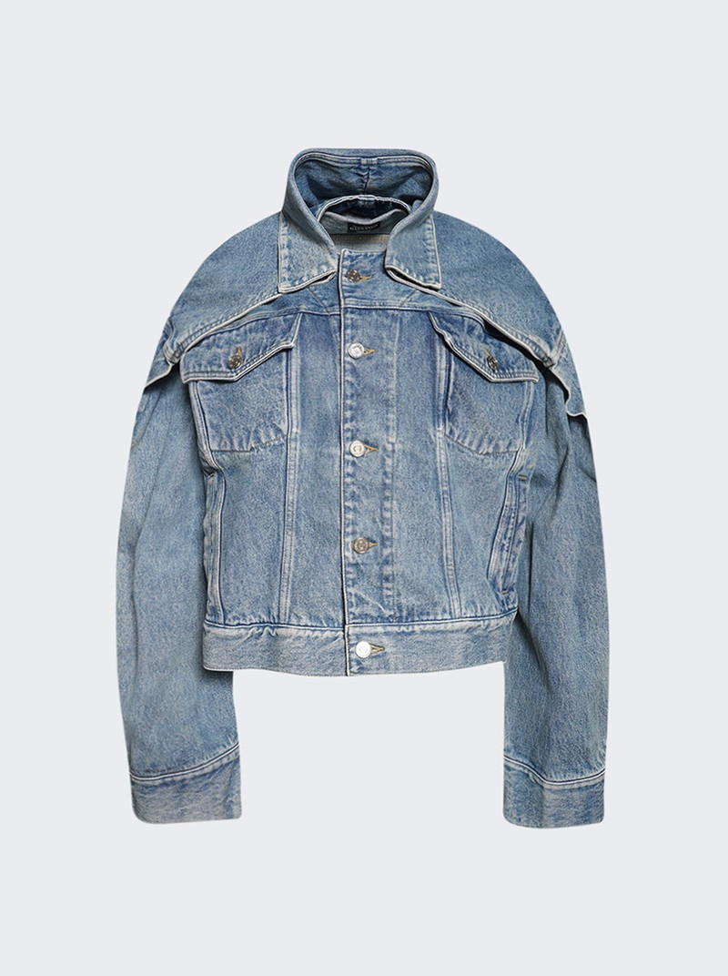X Shayne Oliver Denim Jacket Light Blue 1