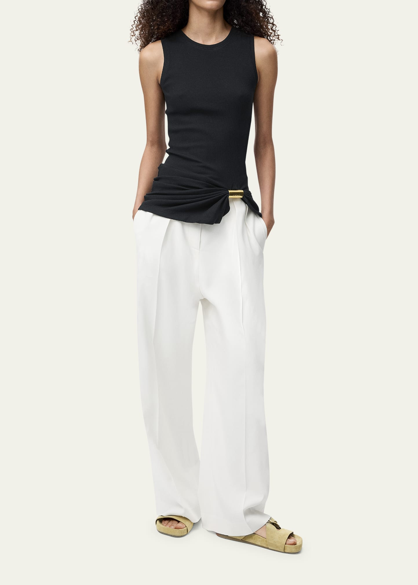 Logo Hardware Detail Tank Top - 2