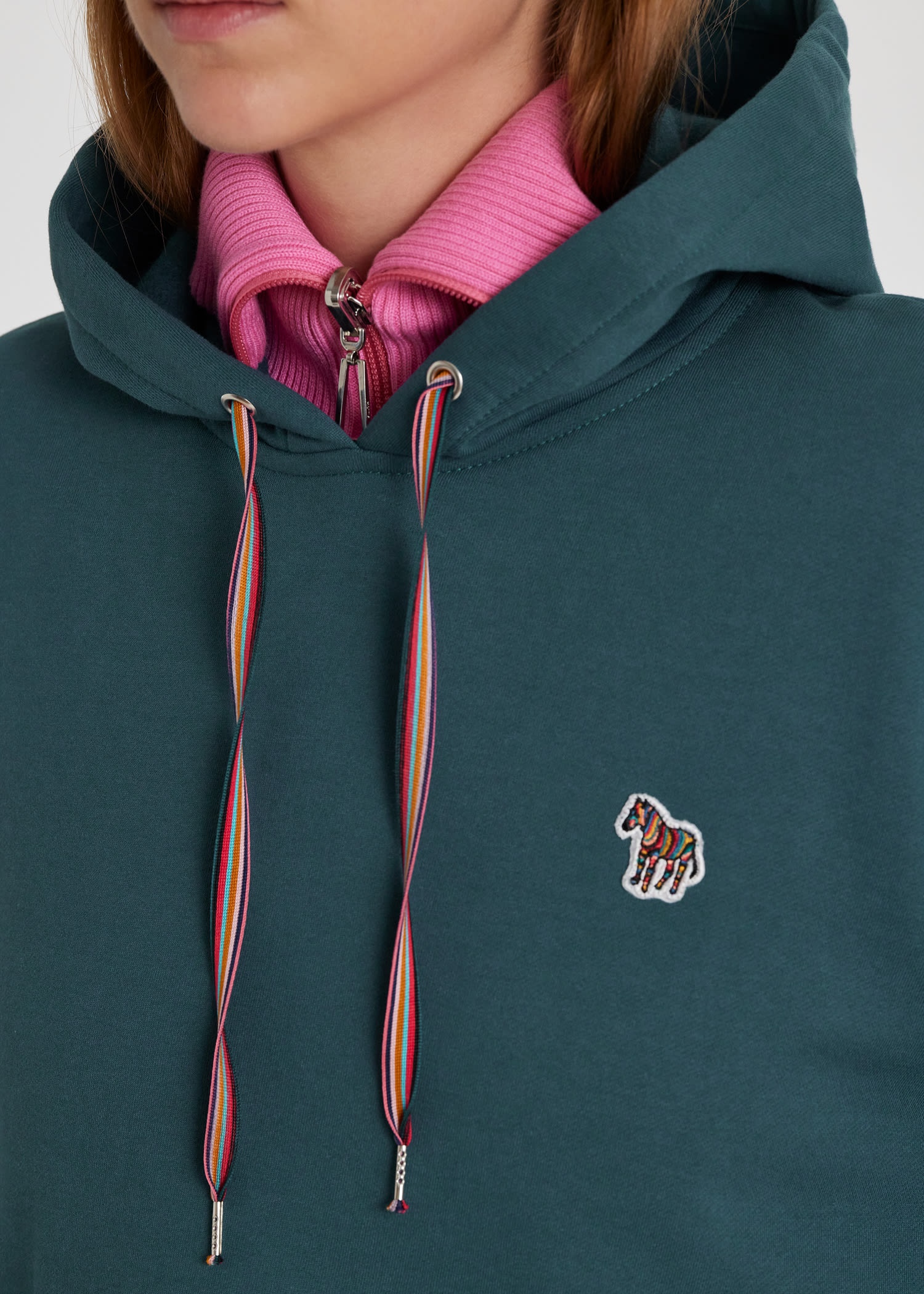 Cotton Zebra Logo Hoodie - 7