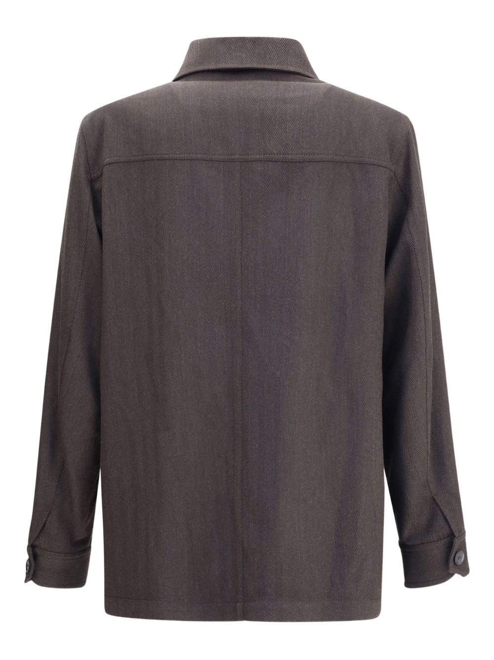 herringbone wool jacket - 2