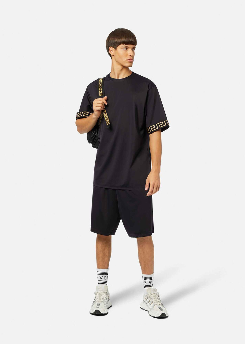 VERSACE Greca Border Long Boardshorts outlook