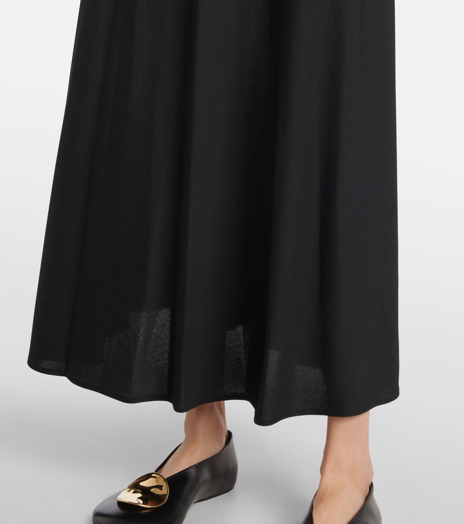 Pleated midi skirt - 5