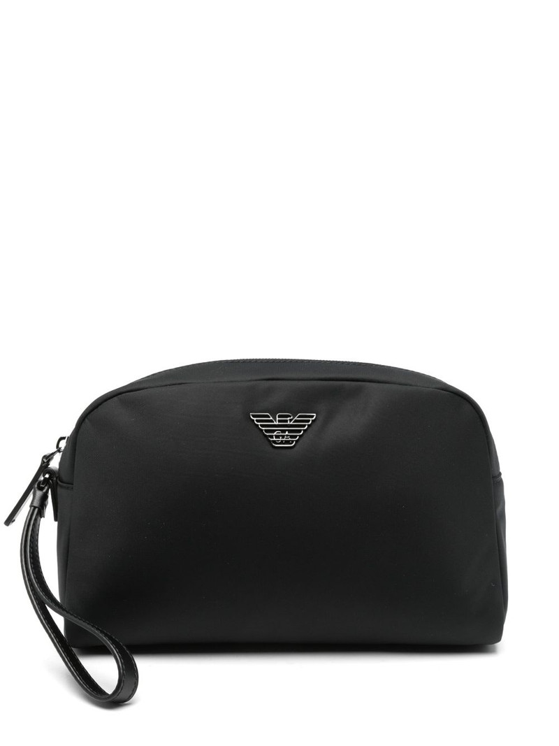 logo-plaque wash bag 1