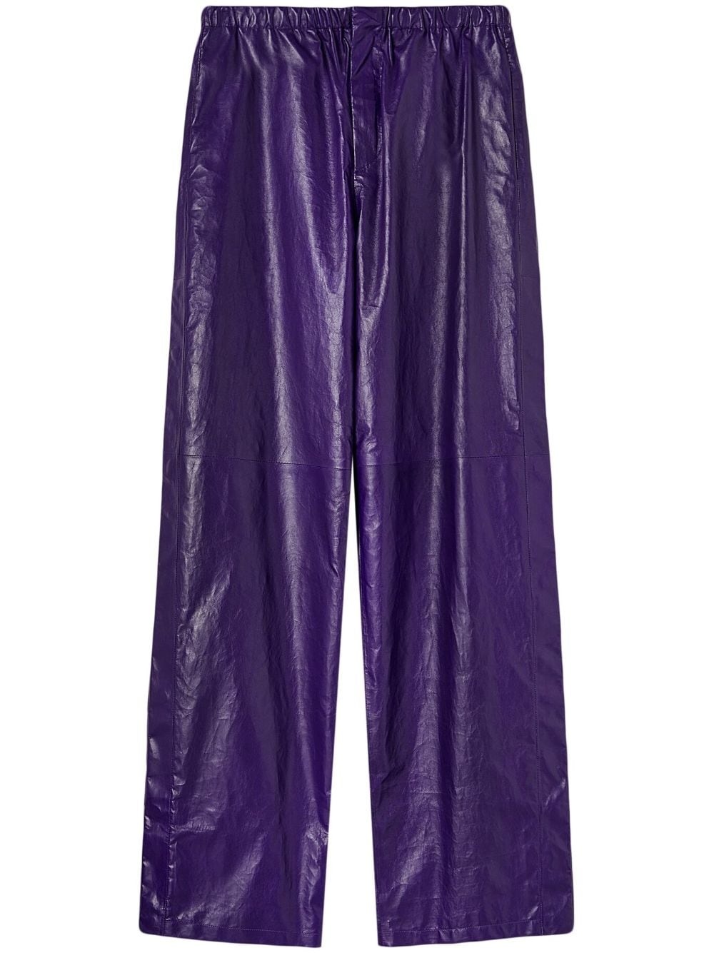 loose-fit slit trousers - 1