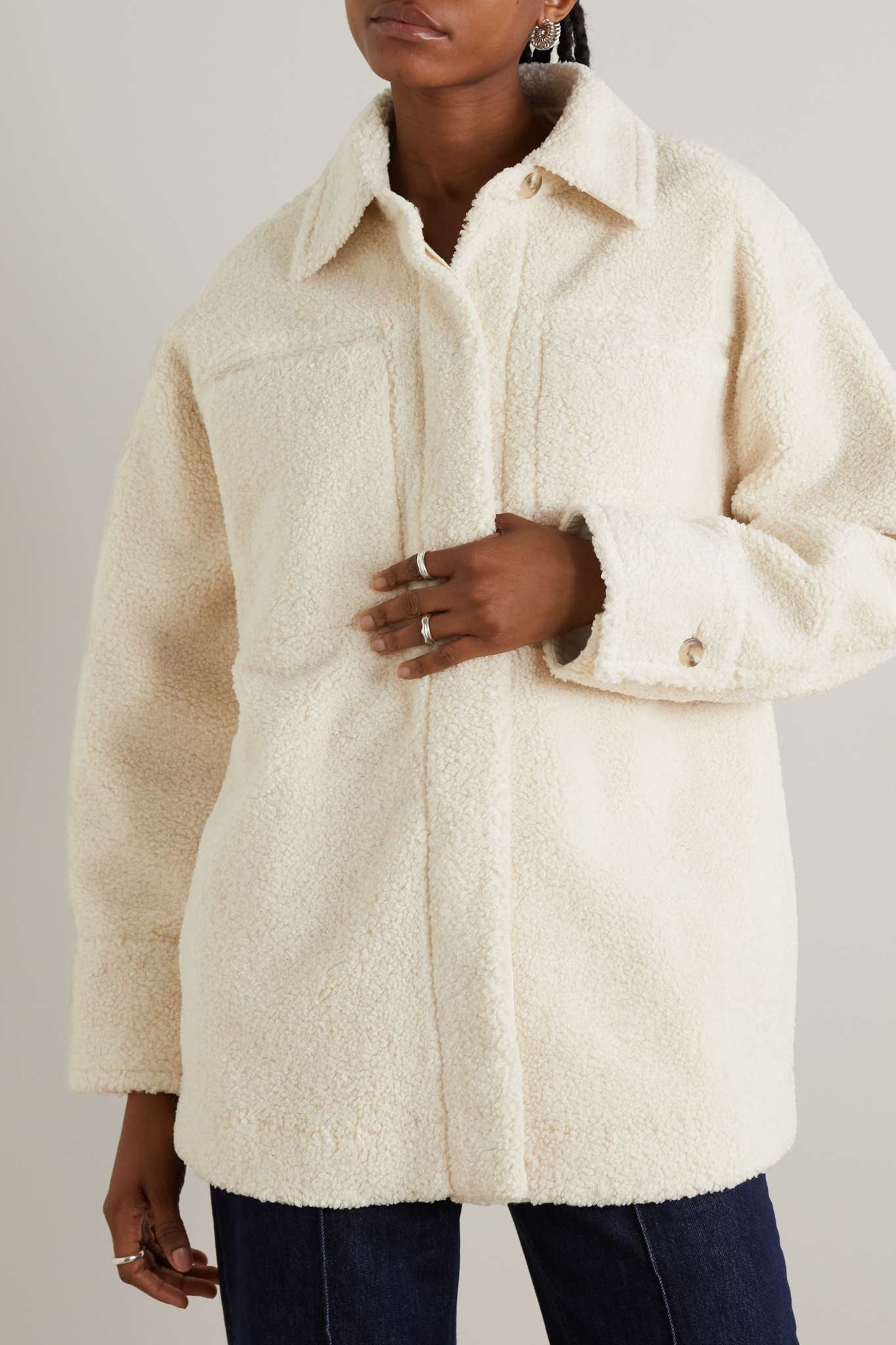 Sherpa fleece jacket - 3