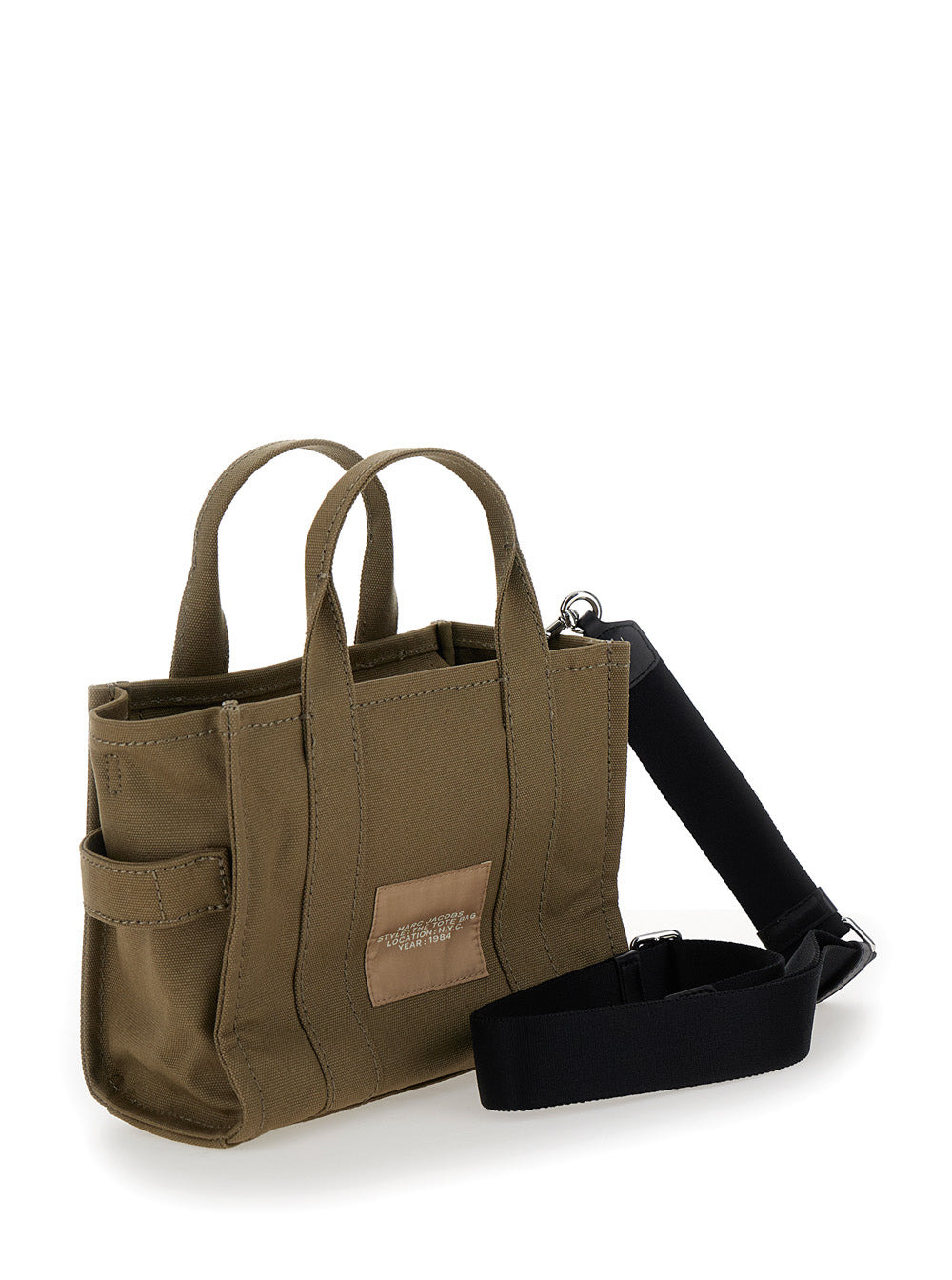 Marc Jacobs Women 'Traveler Handbag' Mini Military Green Tote Bag With Logo In Fabric Woman - 3
