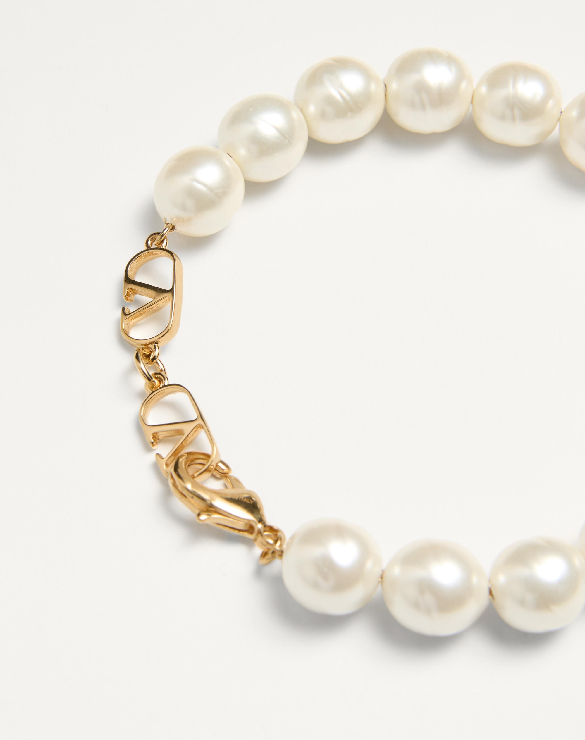 COEUR ROYAL BRACELET IN METAL, ENAMEL AND BEADS - 4