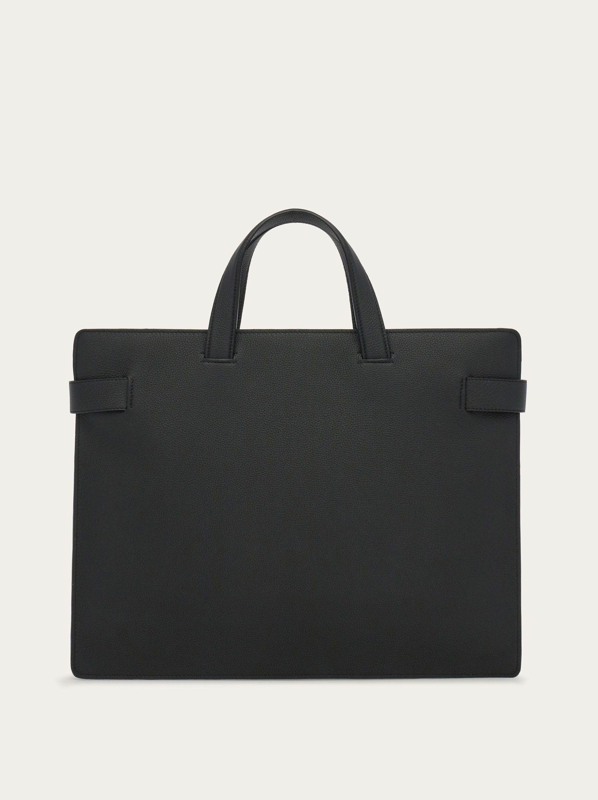 Briefcase with Gancini buckles - 4