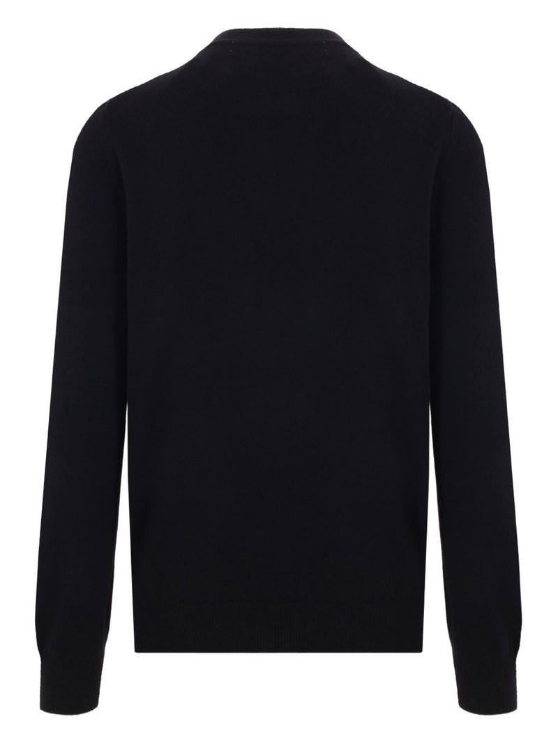 Comme des Garçons PLAY V-neck wool cardigan outlook