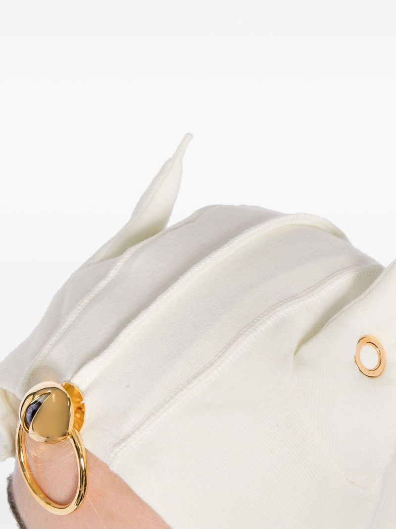 pop-up ear detail cotton-blend hoodie 5