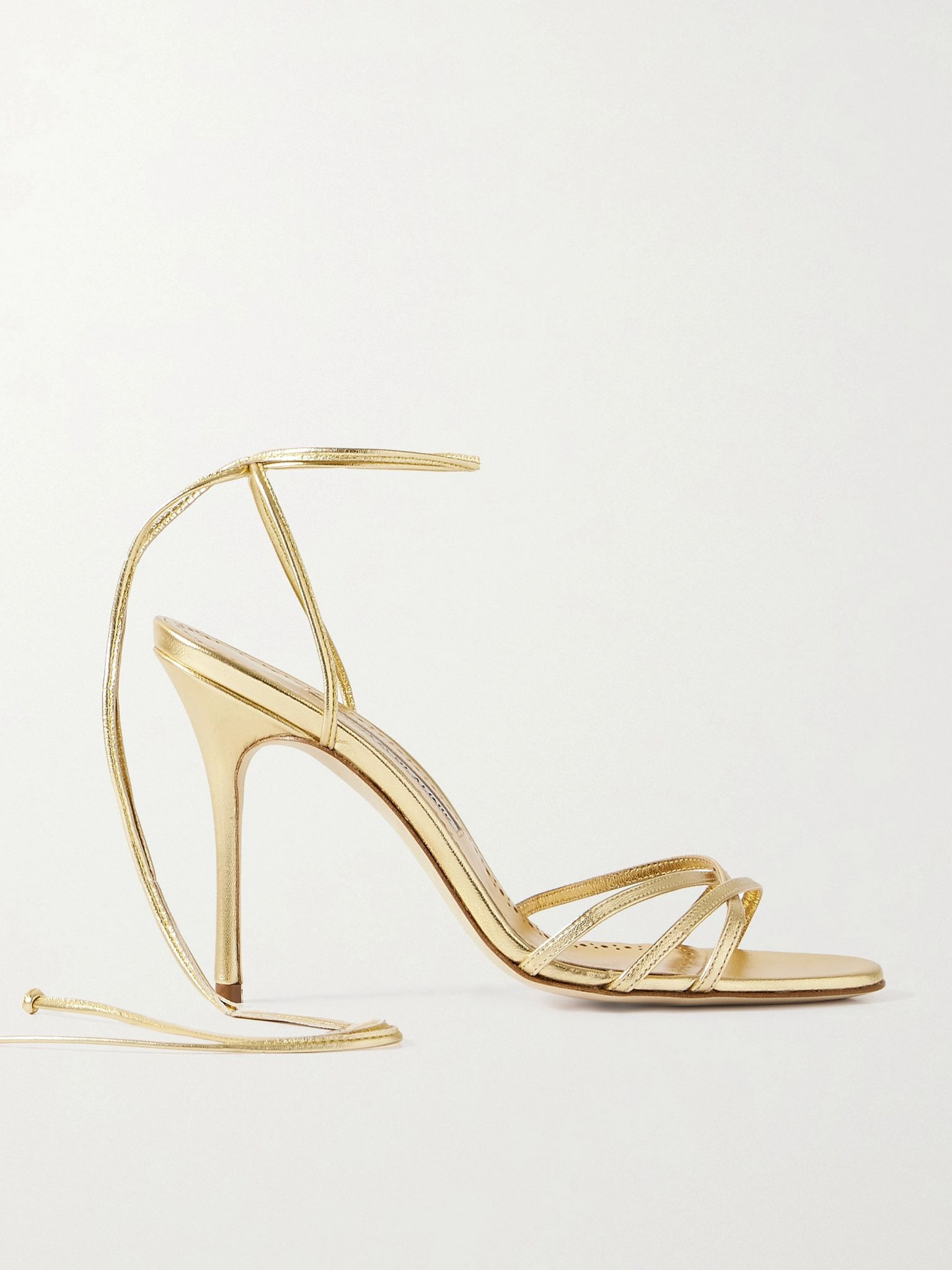 Leva 105 metallic leather sandals Gold - 1