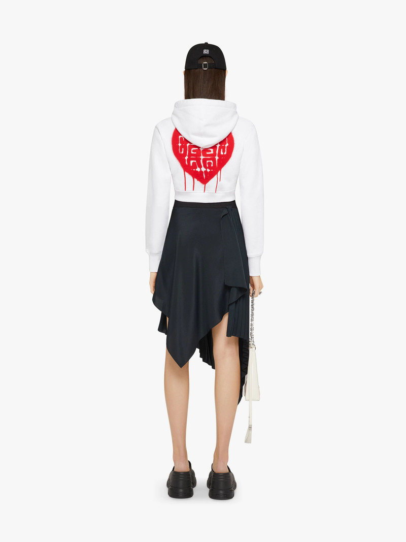 HOODIE IN FELPA WITH TAG EFFECT PRINT 4