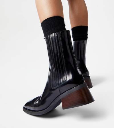 Tod's TOD'S CHELSEA BOOTS IN LEATHER - BLACK outlook