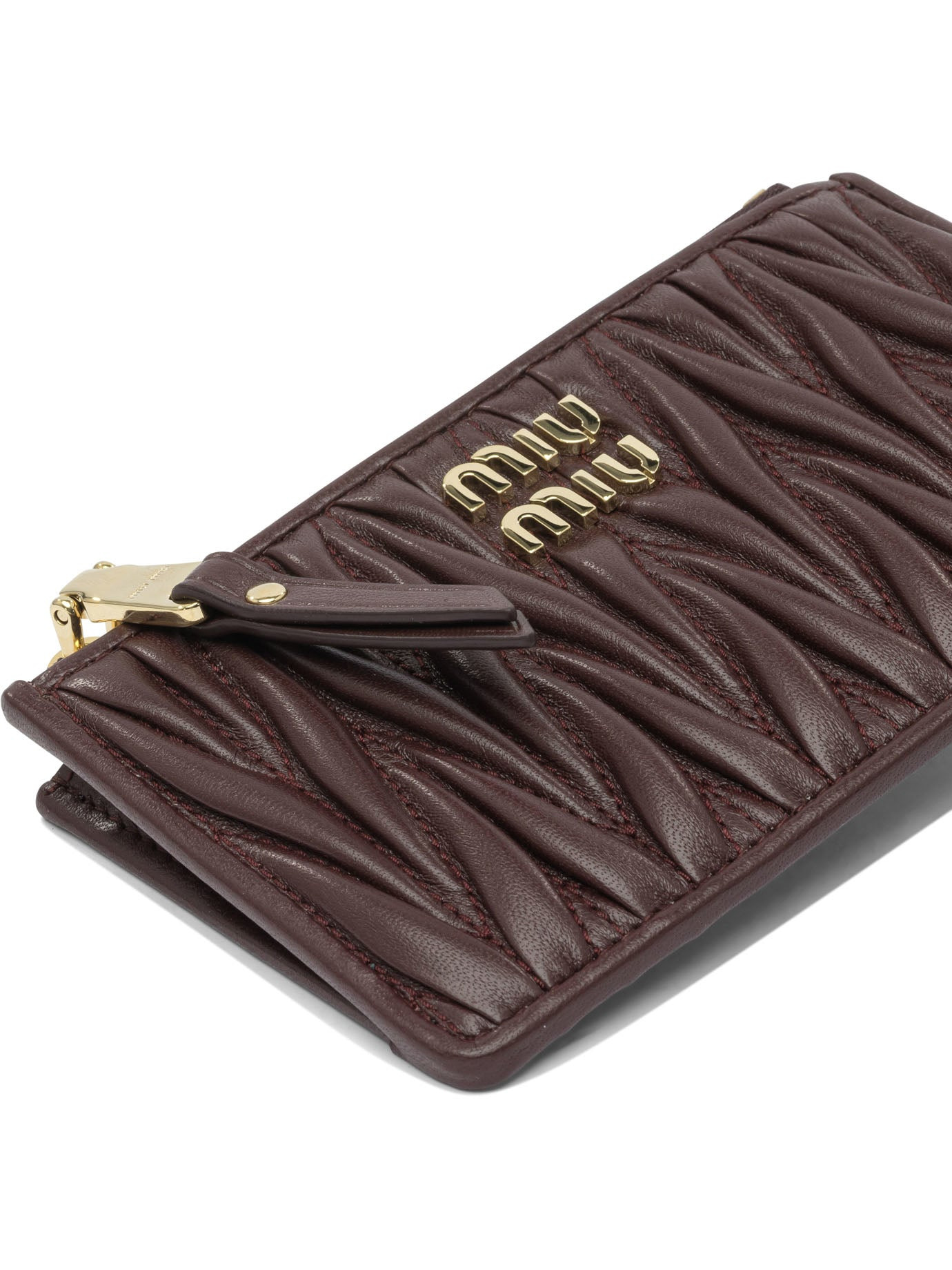 Miu Miu Matelassé Nappa Leather Card Case - 4