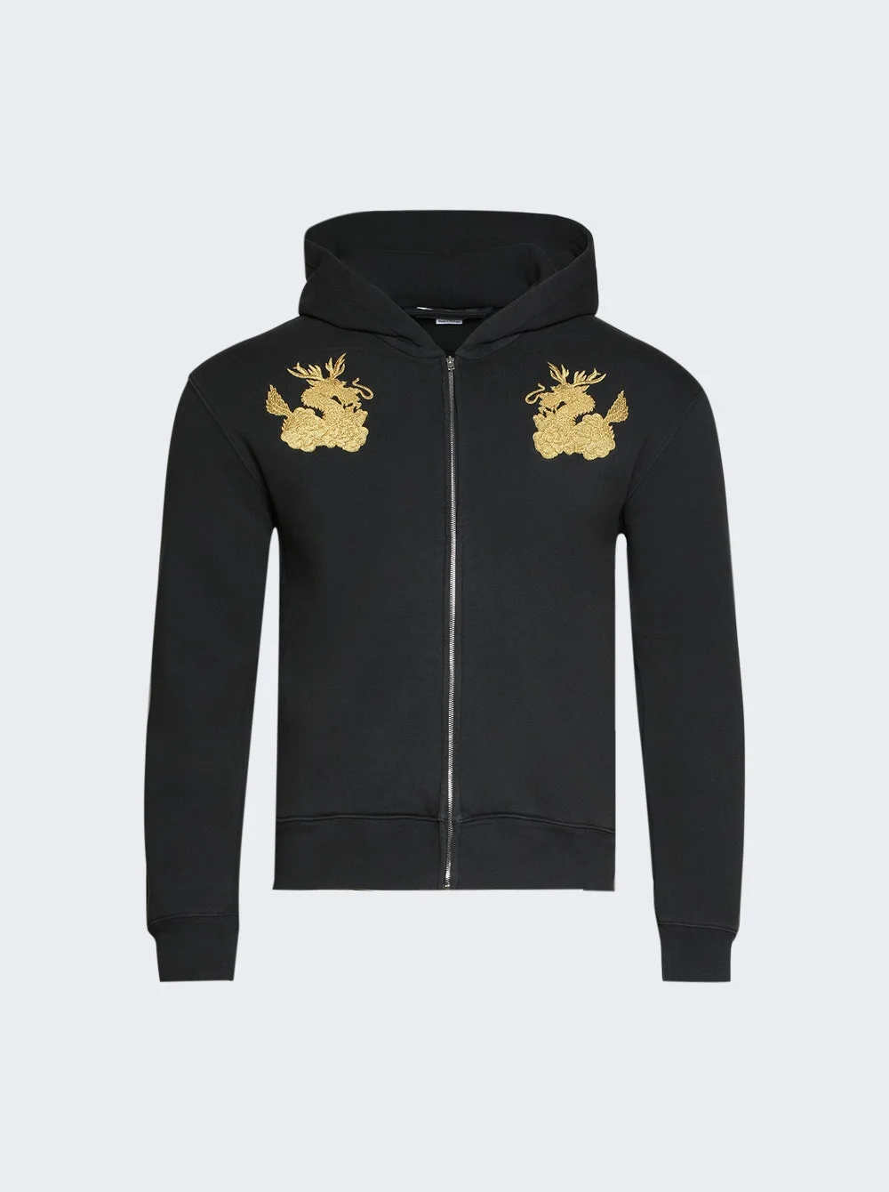 Dragon Logo Hoodie Faded Black - 1