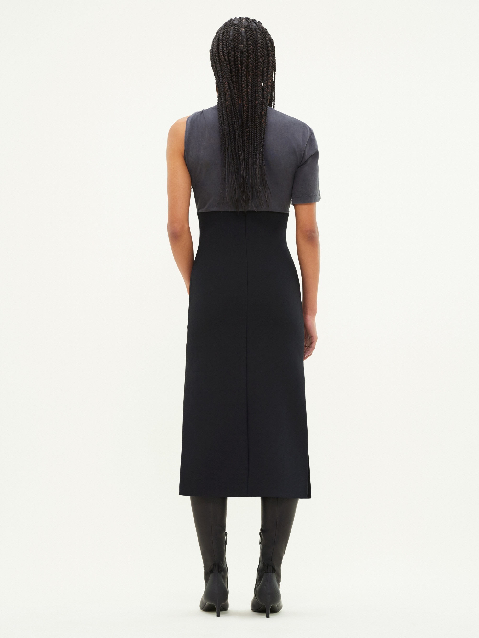 TWISTED BIGOUT T-SHIRT DRESS - 4