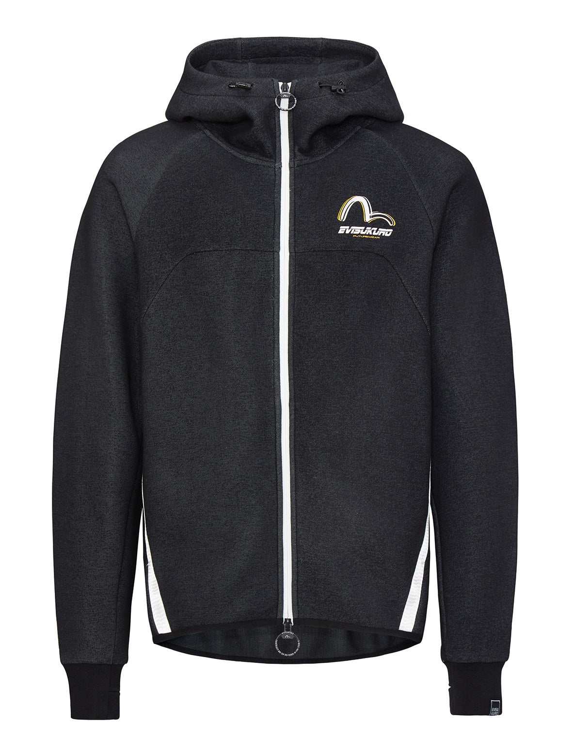 Webbing Strap Zip-up Hoodie - 1