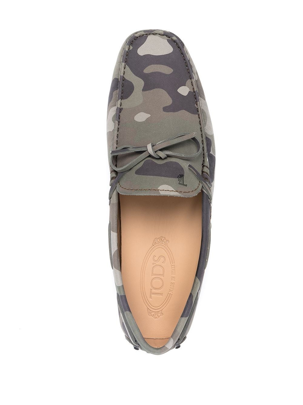 camouflage-print City Gommino loafers - 4