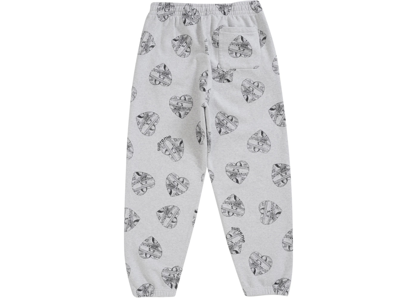 Supreme Love Cash Sweatpant Ash Grey - 2