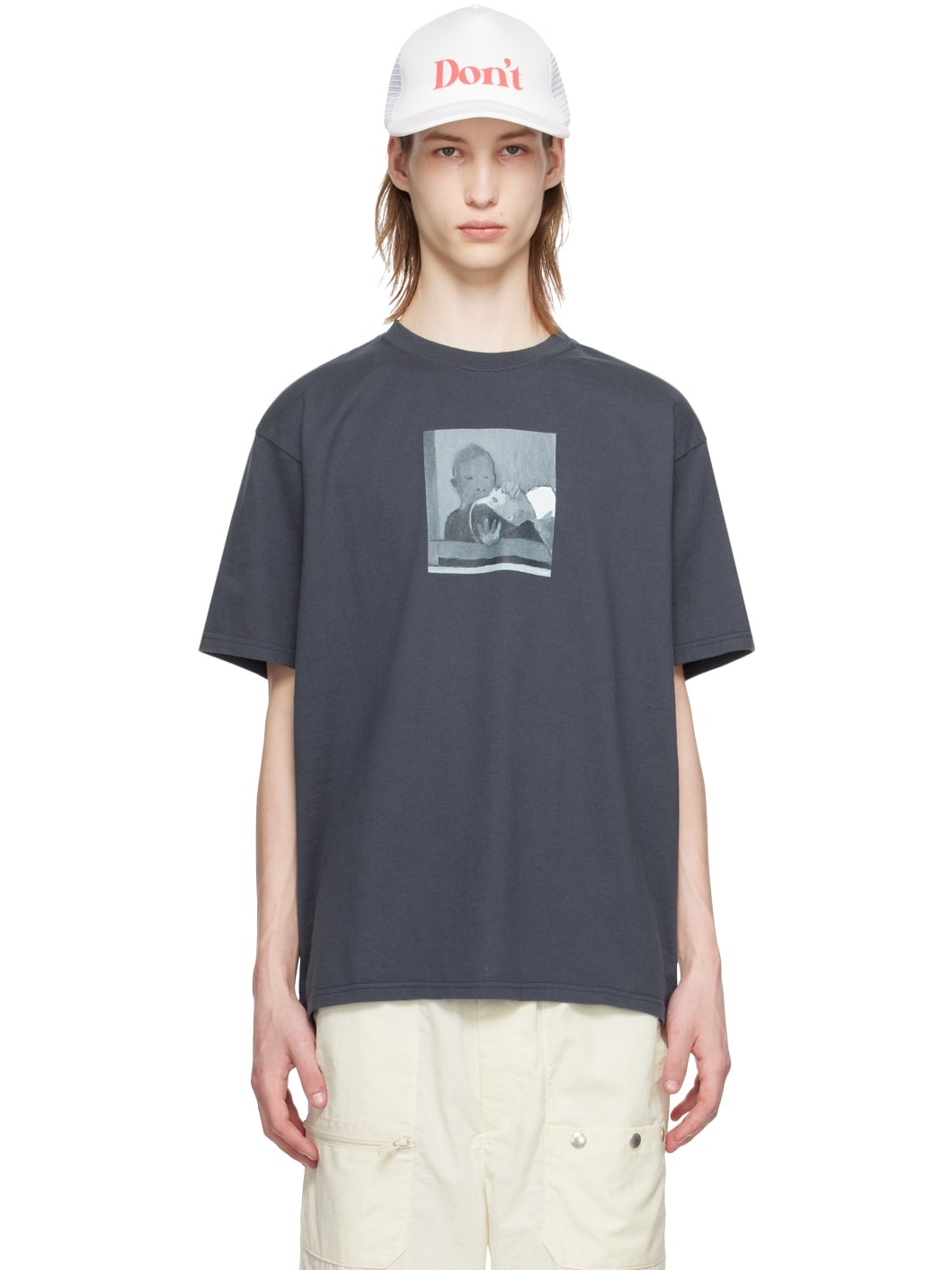 Blue Printed T-Shirt - 1