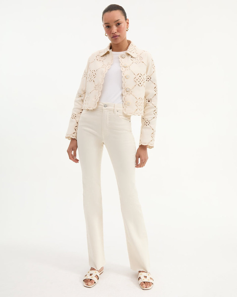 VERONICA BEARD CAMERON RAW HEM BOOTCUT JEAN outlook