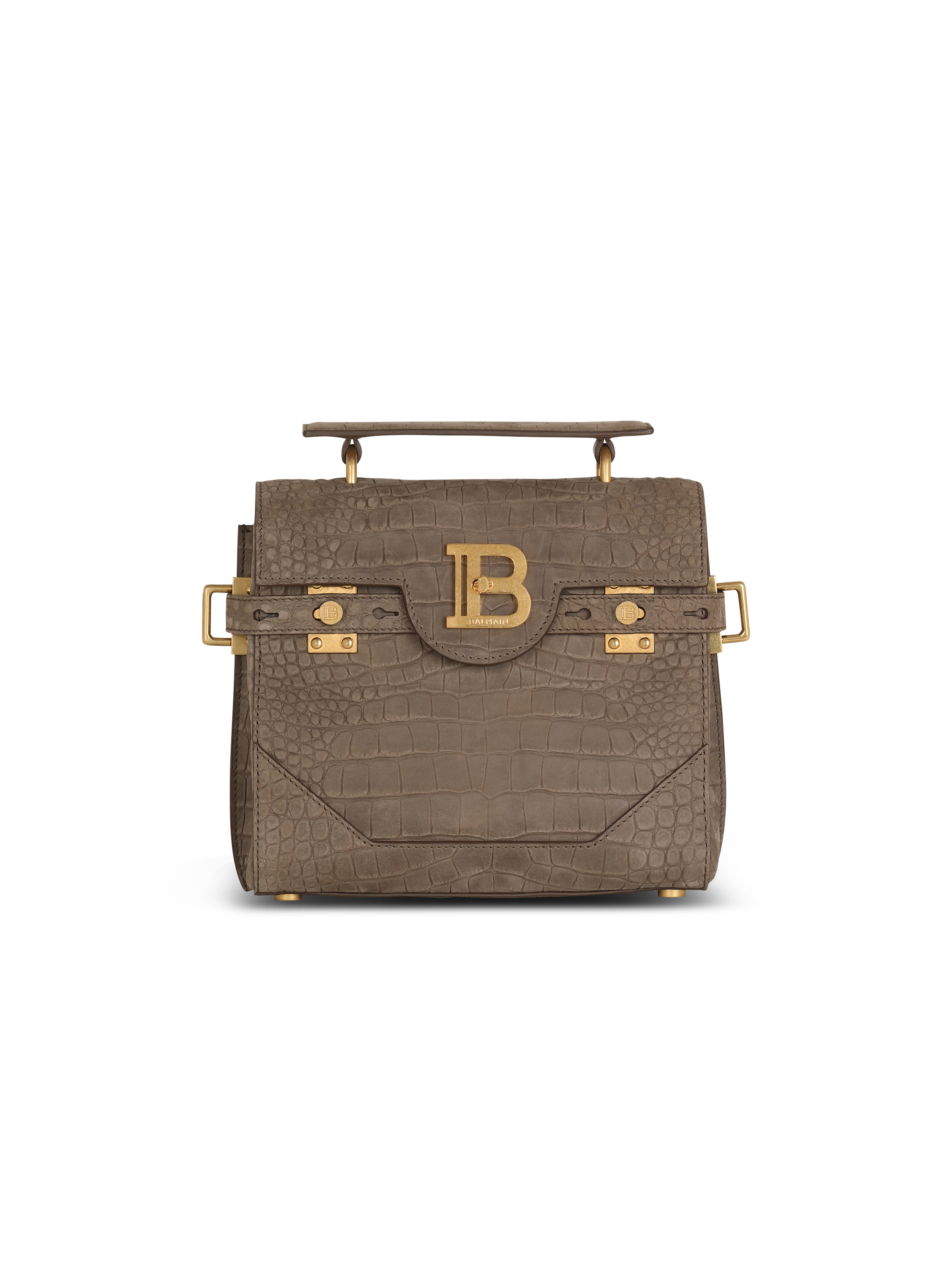 B-Buzz 23 bag in crocodile-embossed leather - 1