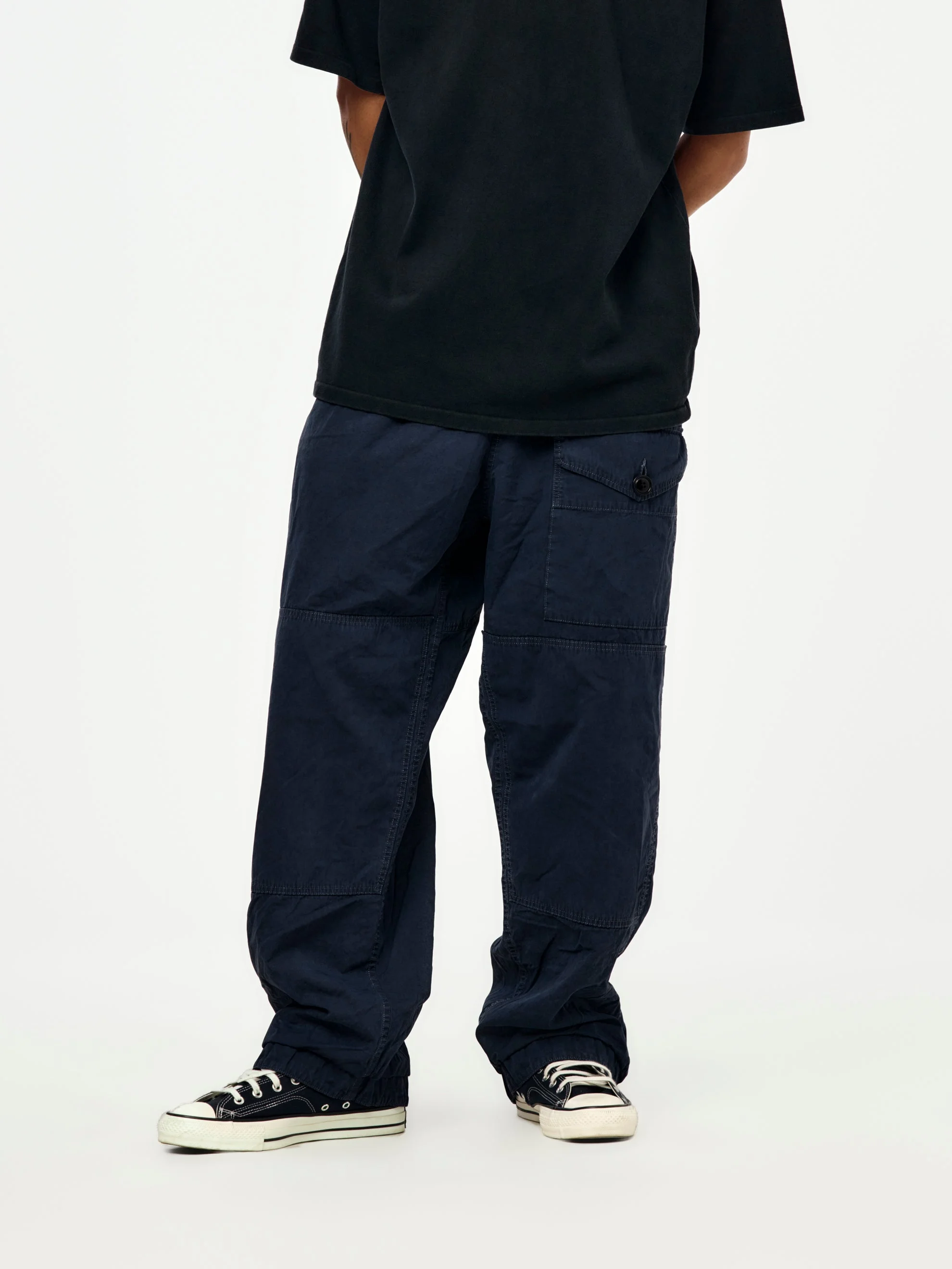 VINTAGE ROYAL NAVY PANTS (NAVY) (SIS) - 1